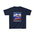 Greece Griechenland Flagge Wappen Heimat Fußball Sport Fan Geschenkidee - Für Kinder & Jugendliche Unisex T-Shirt