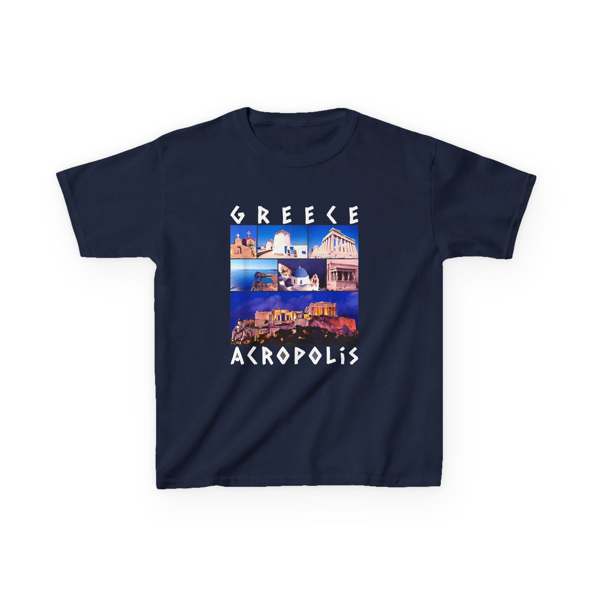 Greece Griechenland Flagge Wappen Heimat Fußball Sport Fan Geschenkidee - Für Kinder & Jugendliche Unisex T-Shirt