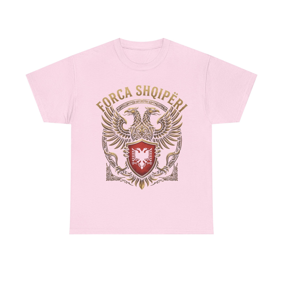 Forca Shqipäria Albania Noble Águila bicéfala Escudo Idea de regalo - Camiseta unisex