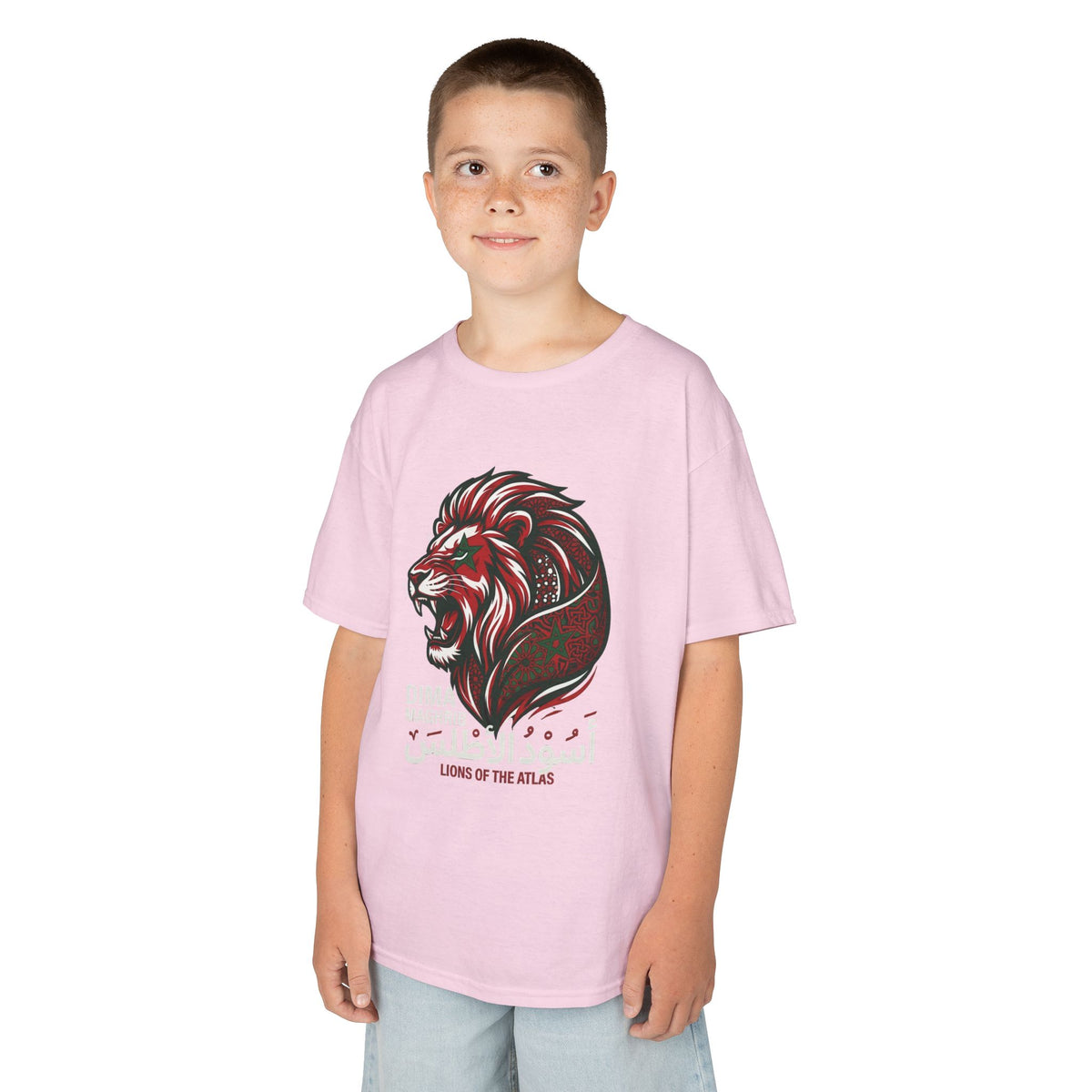Marokkko Dima Maghrib Löwe - Unisex Kinder & Jugendliche T-Shirt