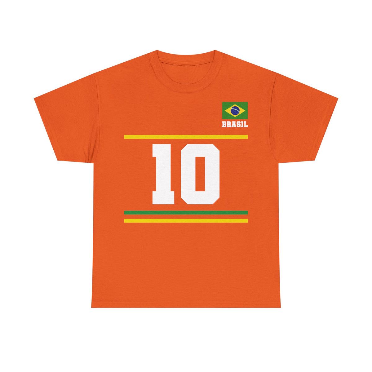 Brazil Brasilien Wappen Flagge Sport Fan Fußball Geschenkidee - Unisex T-Shirt