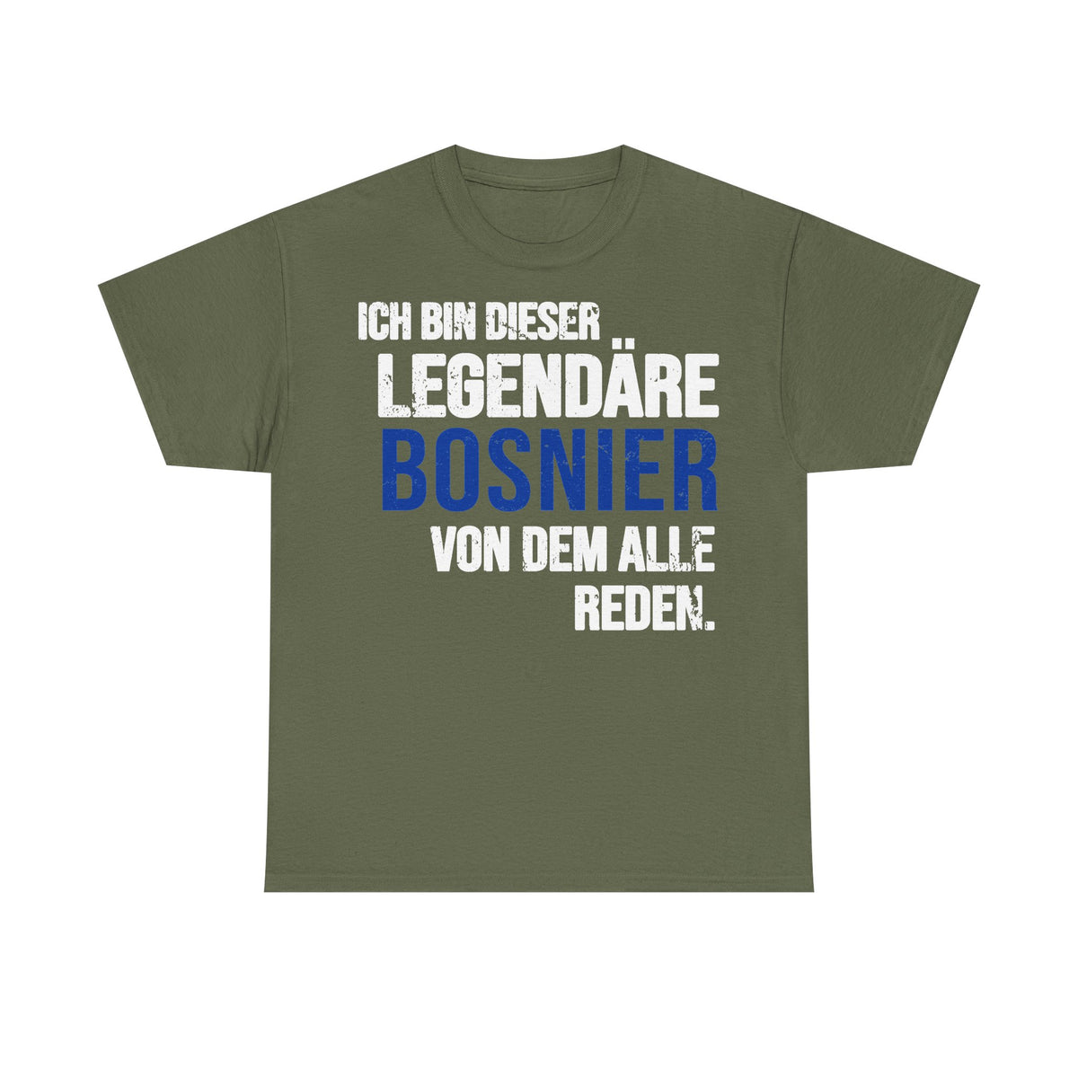 Bosnia Wappen Flagge Stolz Heimat Fußball fan Geschenkidee - Unisex T-Shirt