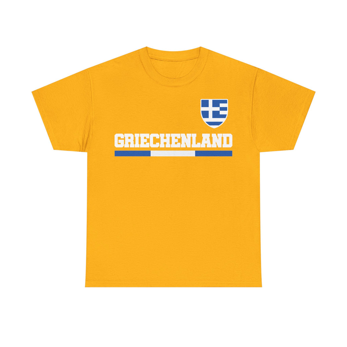 Grecia Grecia Bandera Escudo Patria Fútbol Deporte Aficionado Idea de regalo - Camiseta unisex