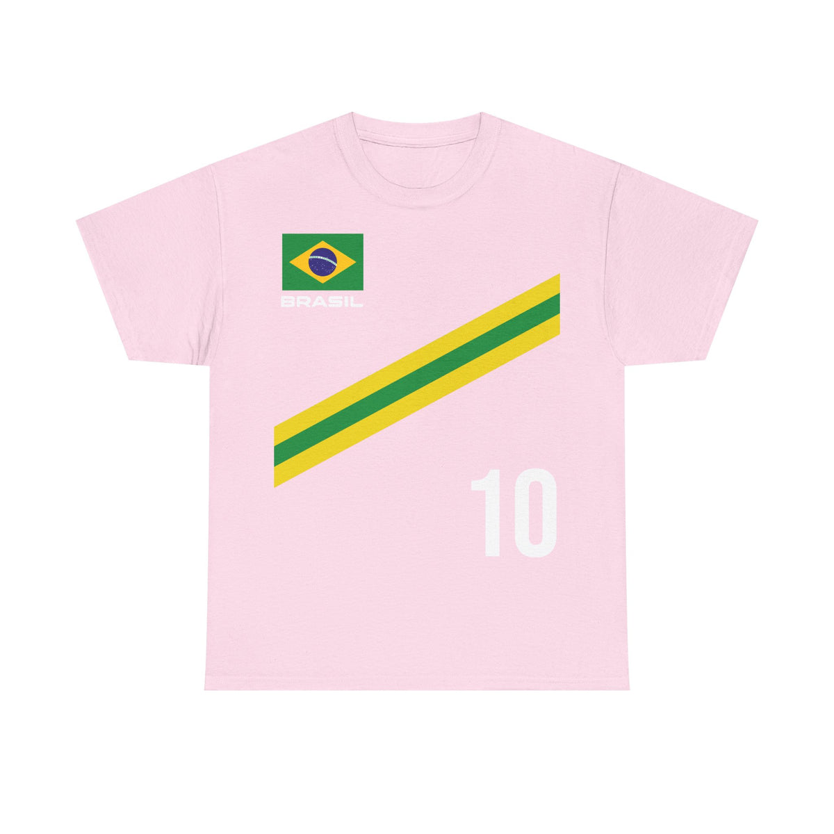 Brazil Brasilien Wappen Flagge Sport Fan Fußball Geschenkidee - Unisex T-Shirt