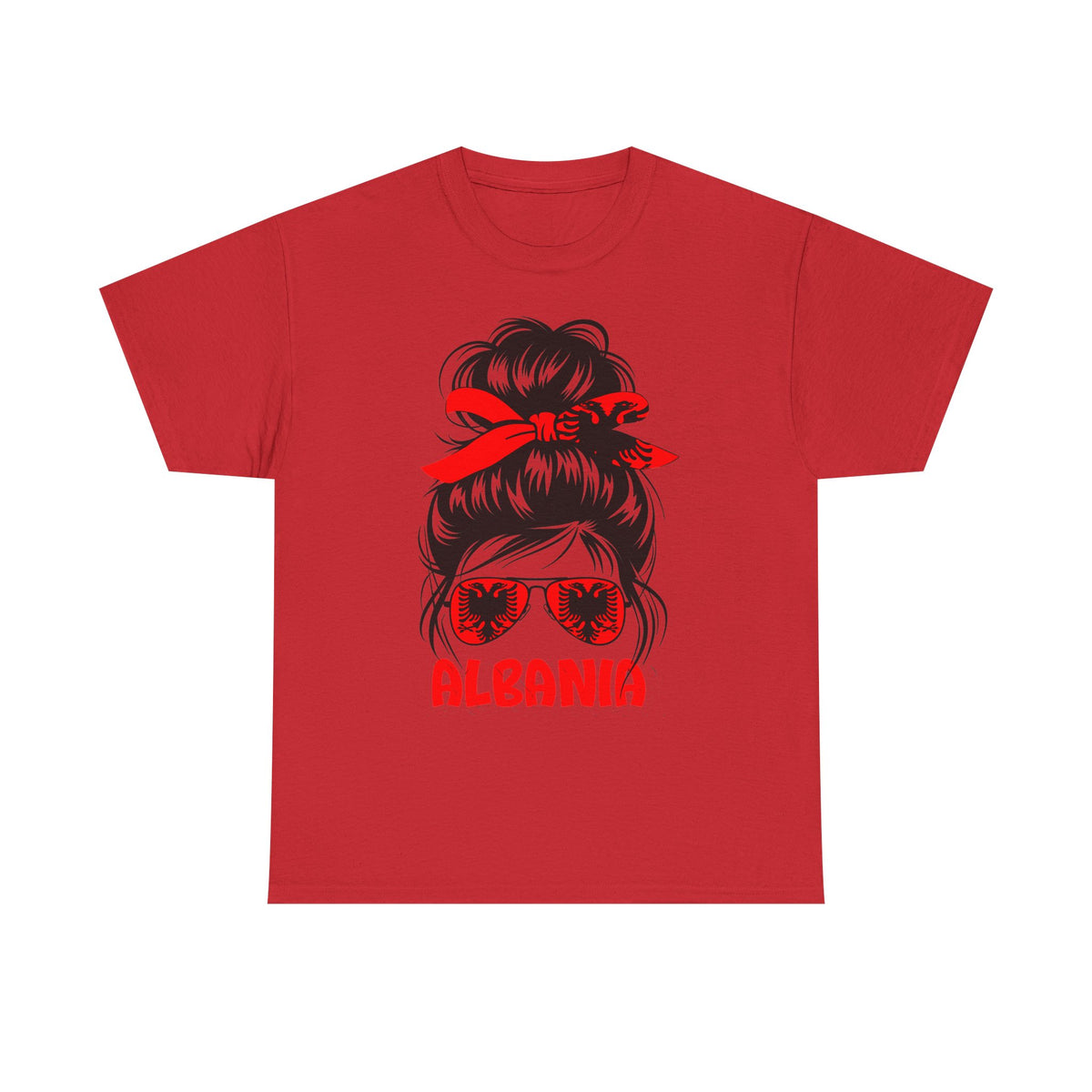 Camiseta unisex de Albania, escudo albanés, bandera, águila, fútbol, aficionado, deporte
