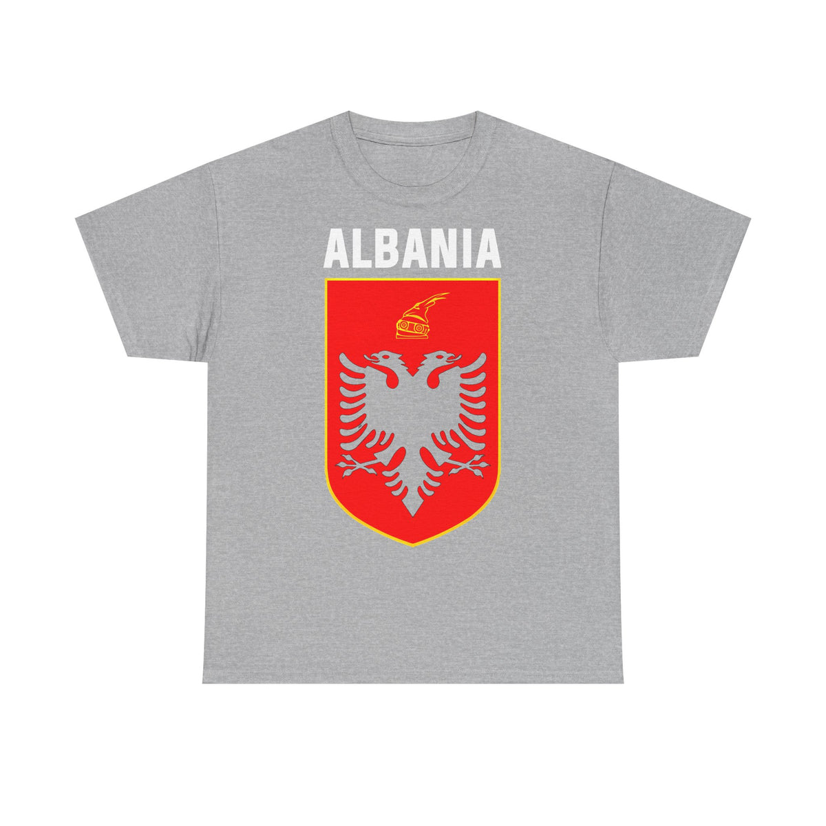 Camiseta unisex de Albania, escudo albanés, bandera, águila, fútbol, aficionado, deporte