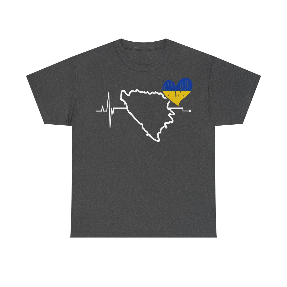 Bosnia Wappen Flagge Stolz Heimat Fußball fan Geschenkidee - Unisex T-Shirt