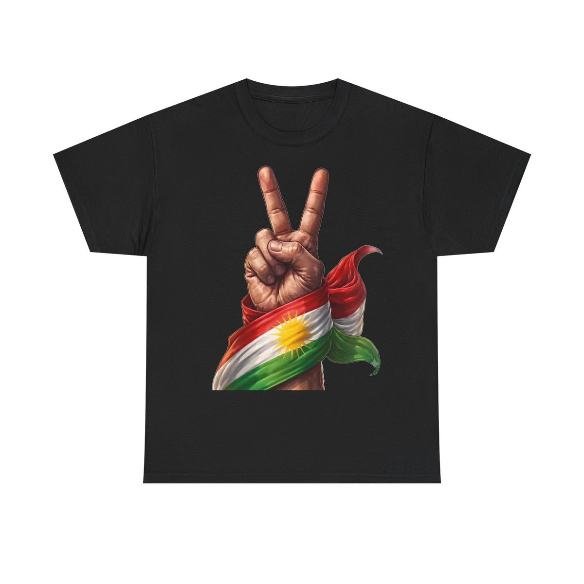 Kurdistán Paz Bandera Patria Orgullo - Camiseta unisex
