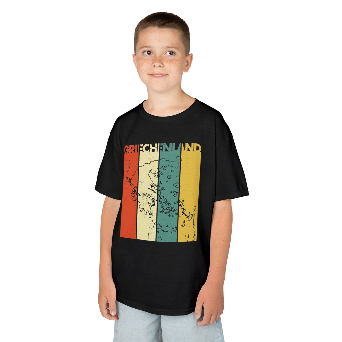 Greece Griechenland Flagge Wappen Heimat Fußball Sport Fan Geschenkidee - Für Kinder & Jugendliche Unisex T-Shirt