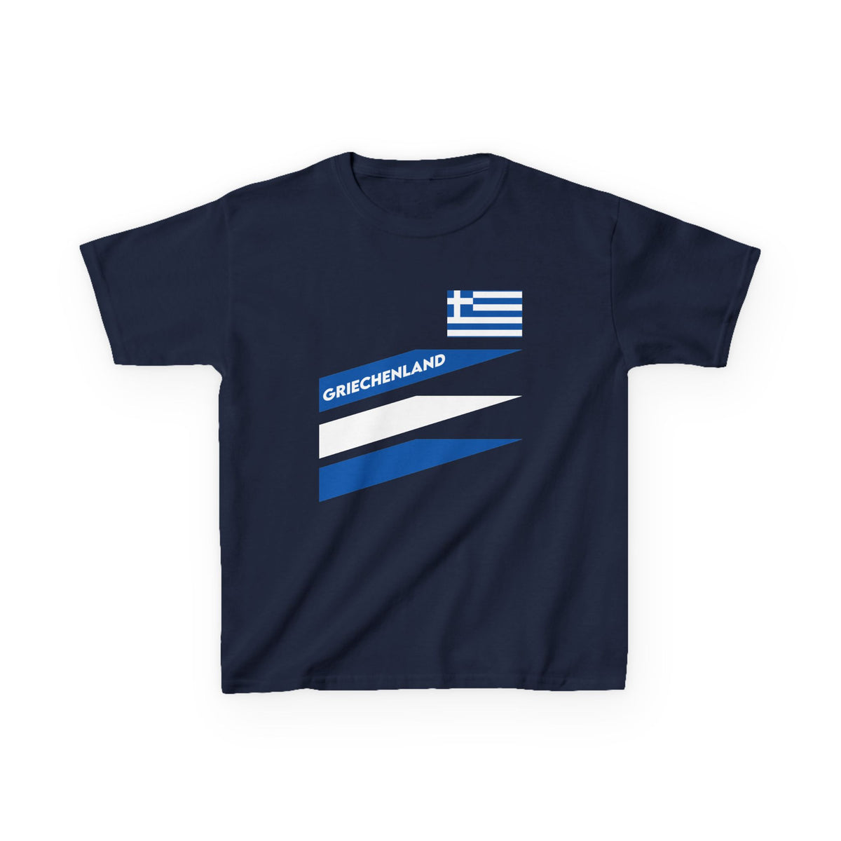 Greece Griechenland Flagge Wappen Heimat Fußball Sport Fan Geschenkidee - Für Kinder & Jugendliche Unisex T-Shirt