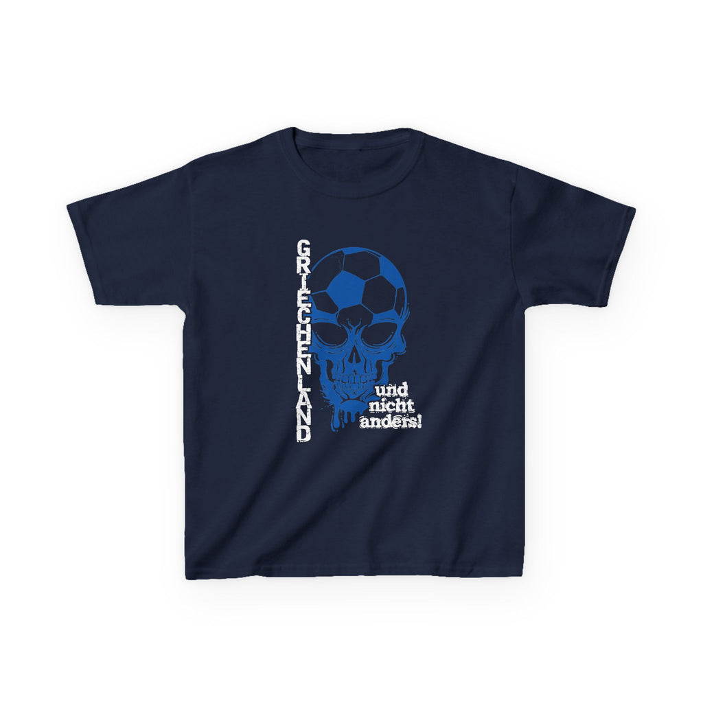 Greece Griechenland Flagge Wappen Heimat Fußball Sport Fan Geschenkidee - Für Kinder & Jugendliche Unisex T-Shirt