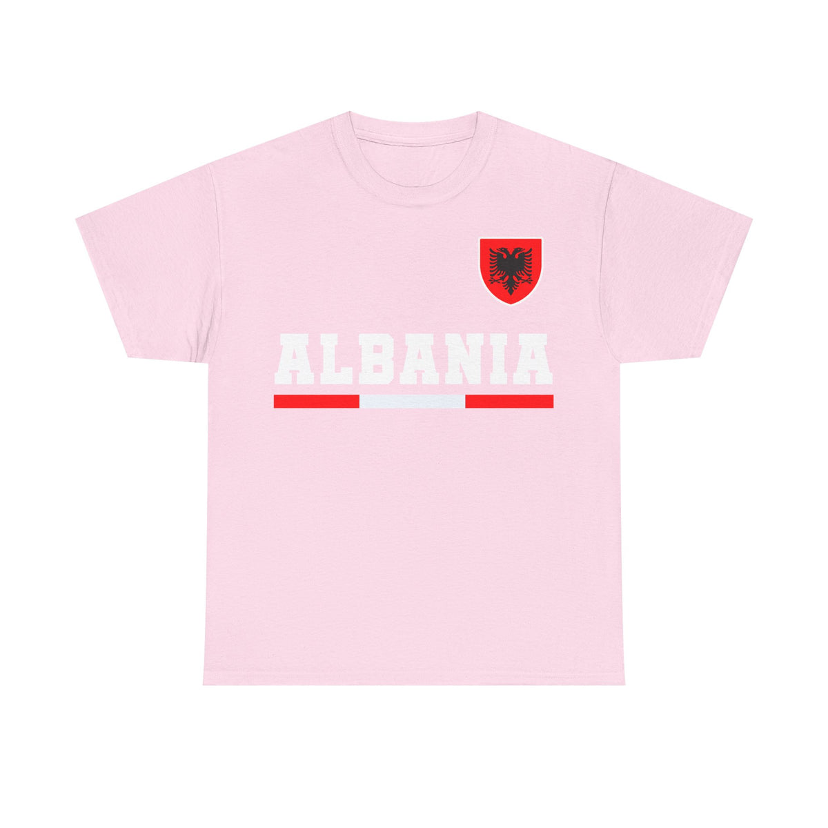 Albania Wappen Shqiptar Flagge Adler Fußball Fan Sport Unisex T Shirt