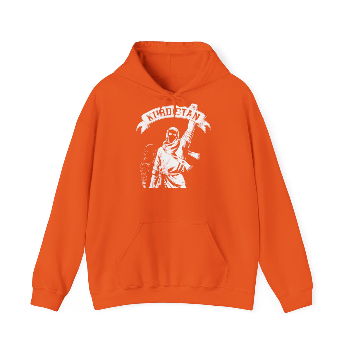 Kurdistan hooligan patria orgoglio stemma bandiera sport calcio tifoso regalo - Felpa con cappuccio unisex