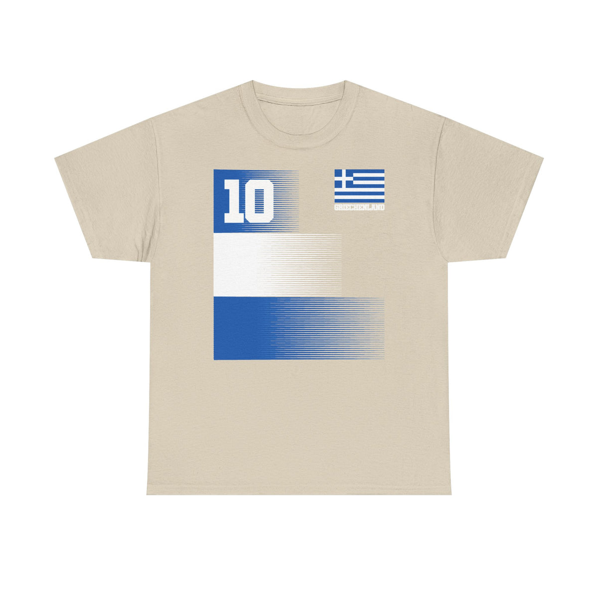 Grecia Grecia Bandera Escudo Patria Fútbol Deporte Aficionado Idea de regalo - Camiseta unisex