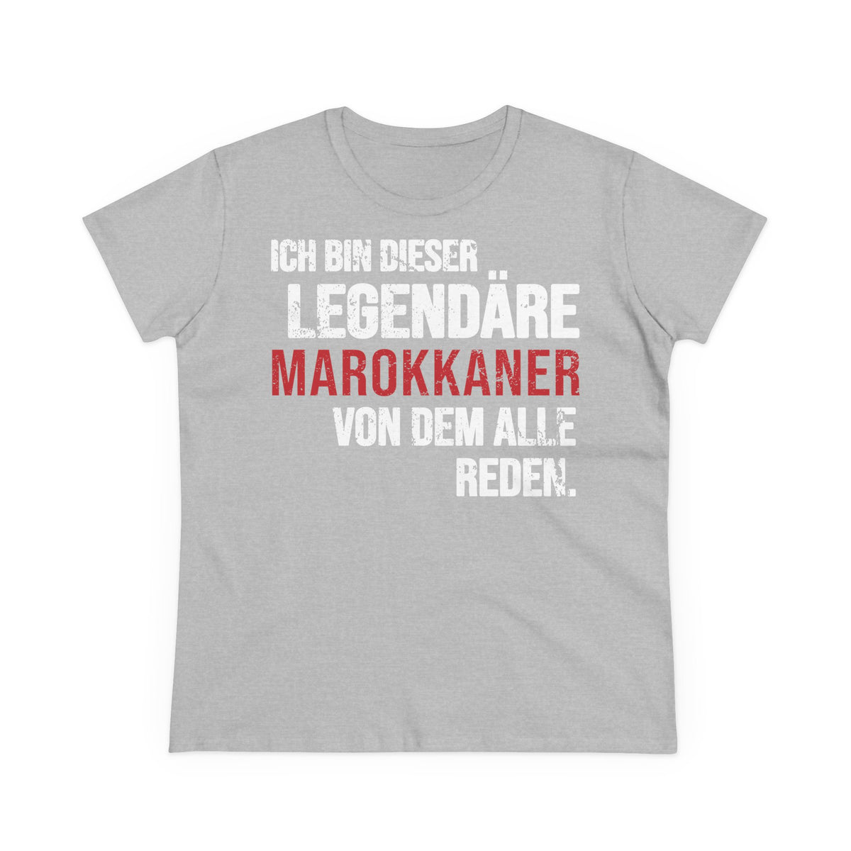 Escudo de Marruecos, bandera de Marruecos, orgullo, aficionada al fútbol y al deporte, idea de regalo - Camiseta para mujer