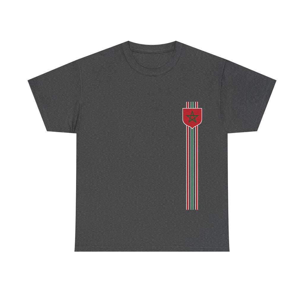Marokko Flagge Edel Wappen Stolz Fußball fan Sport - Unisex T-Shirt