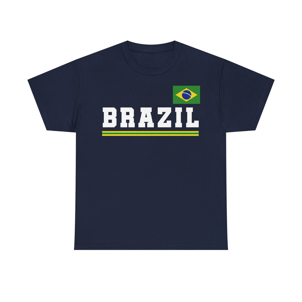 Brazil Brasilien Wappen Flagge Sport Fan Fußball Geschenkidee - Unisex T-Shirt