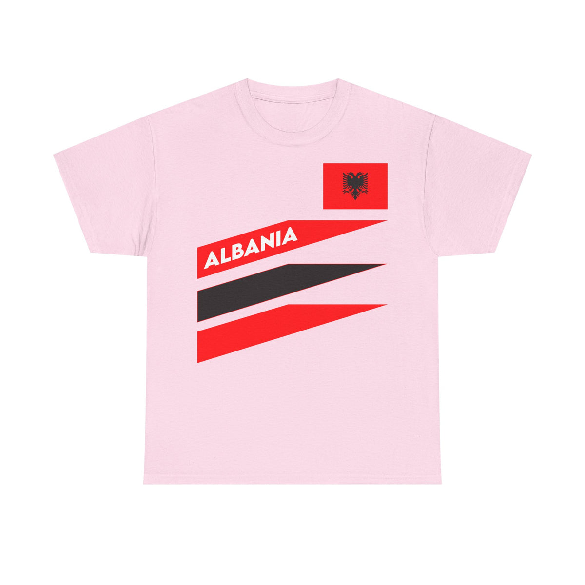 Camiseta unisex de Albania, escudo albanés, bandera, águila, fútbol, aficionado, deporte