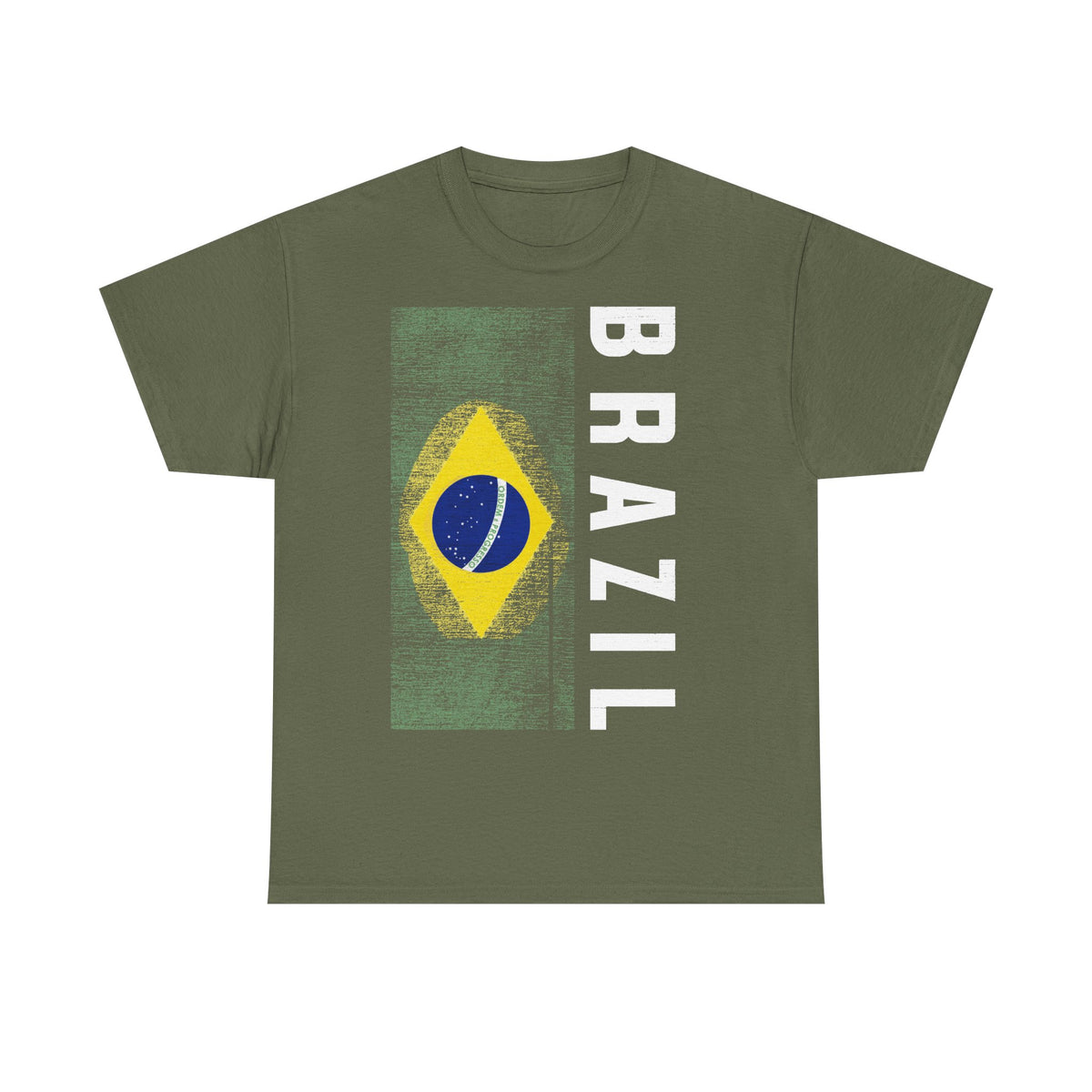 Brazil Brasilien Wappen Flagge Sport Fan Fußball Geschenkidee - Unisex T-Shirt