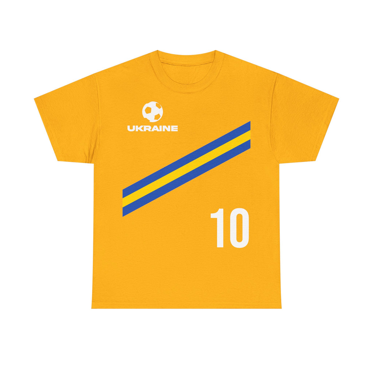 Bandera de Ucrania escudo idea de regalo afición al deporte moda vintage - Camiseta unisex