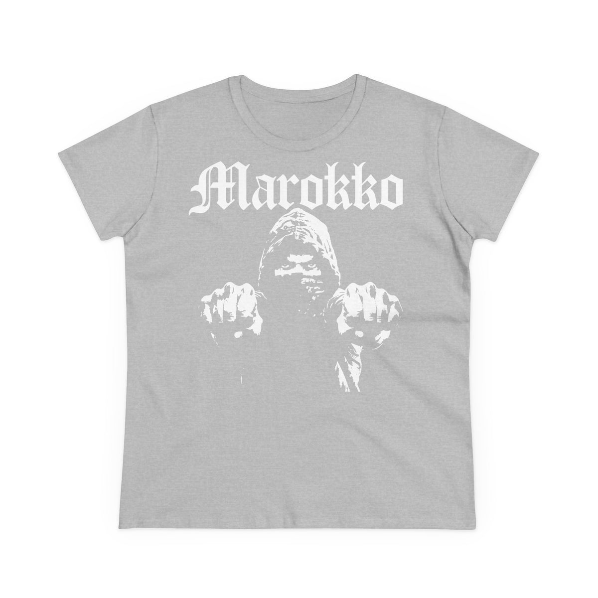 Escudo de Marruecos, bandera de Marruecos, orgullo, aficionada al fútbol y al deporte, idea de regalo - Camiseta para mujer