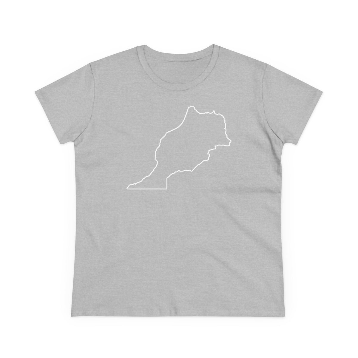 Escudo de Marruecos, bandera de Marruecos, orgullo, aficionada al fútbol y al deporte, idea de regalo - Camiseta para mujer