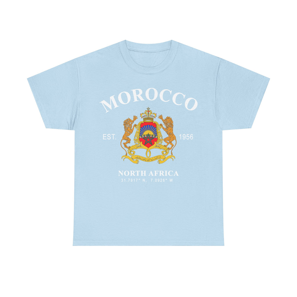 Marokko Maroc North Africa Edel Wappen Löwe Geschenkidee - Unisex T-Shirt