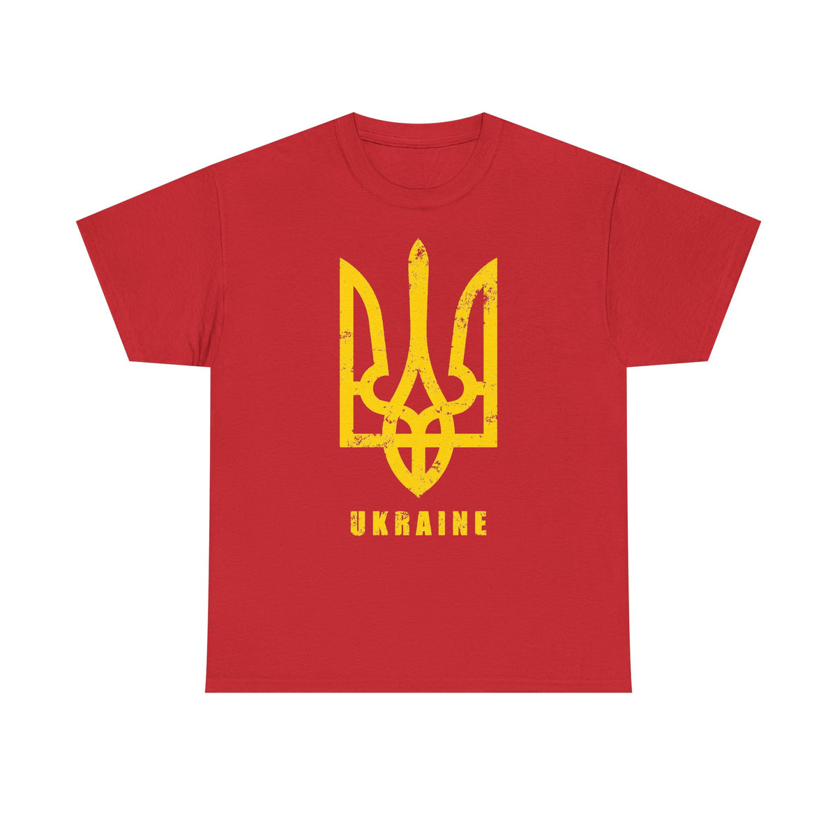 Bandiera e stemma dell'Ucraina Idea regalo Sport Tifoso Moda Vintage - T-shirt unisex