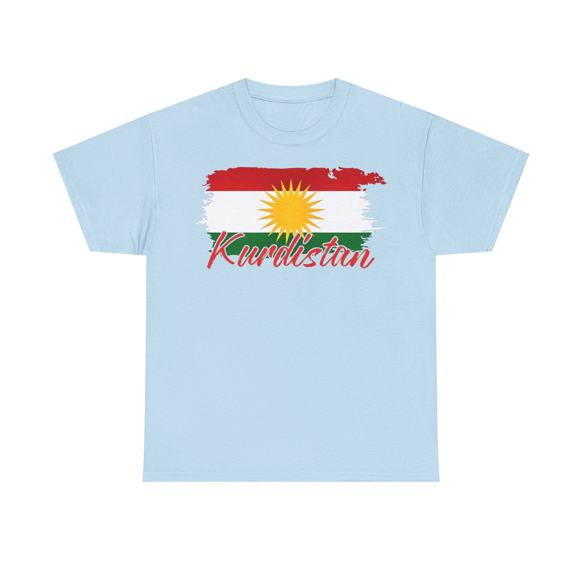Kurdistán Azadi Escudo Bandera Patria Newroz Regalo - Camiseta unisex