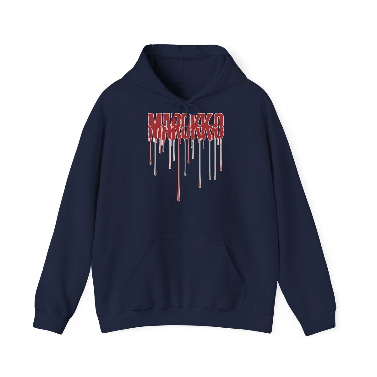 Stemma del Marocco Bandiera del Marocco Orgoglio Tifoso di calcio Sport Idea regalo - Felpa con cappuccio unisex