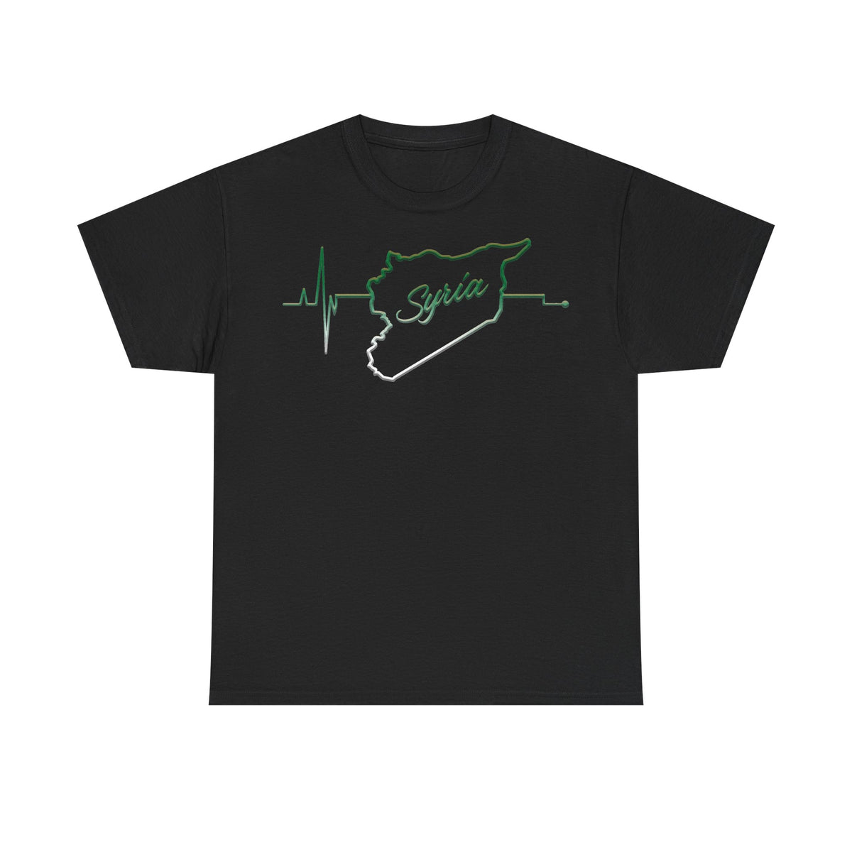 Syria Syrien Wappen Flagge Heimat Sport Fan Geschenkidee - Unisex T-Shirt