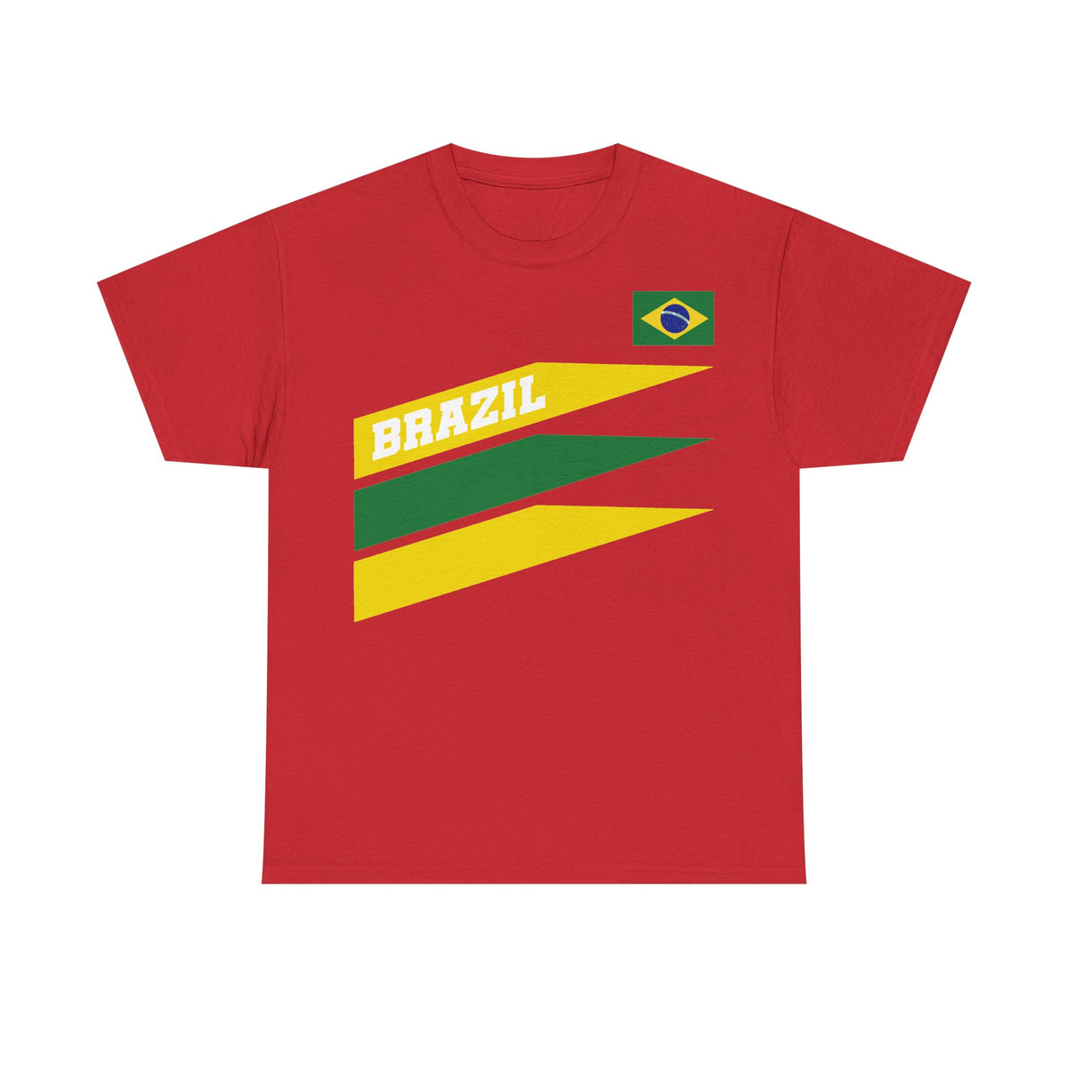 Brazil Brasilien Wappen Flagge Sport Fan Fußball Geschenkidee - Unisex T-Shirt