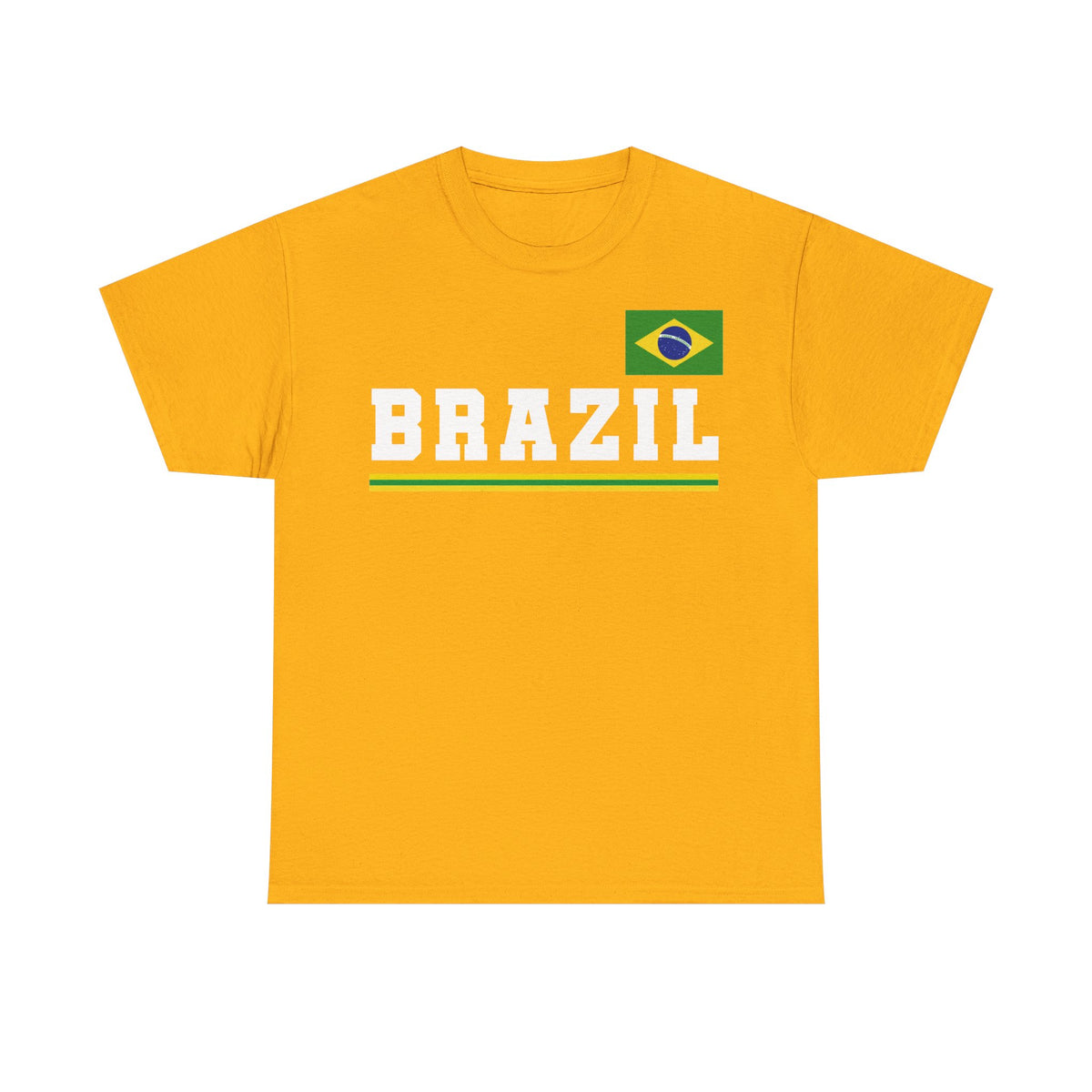 Brazil Brasilien Wappen Flagge Sport Fan Fußball Geschenkidee - Unisex T-Shirt