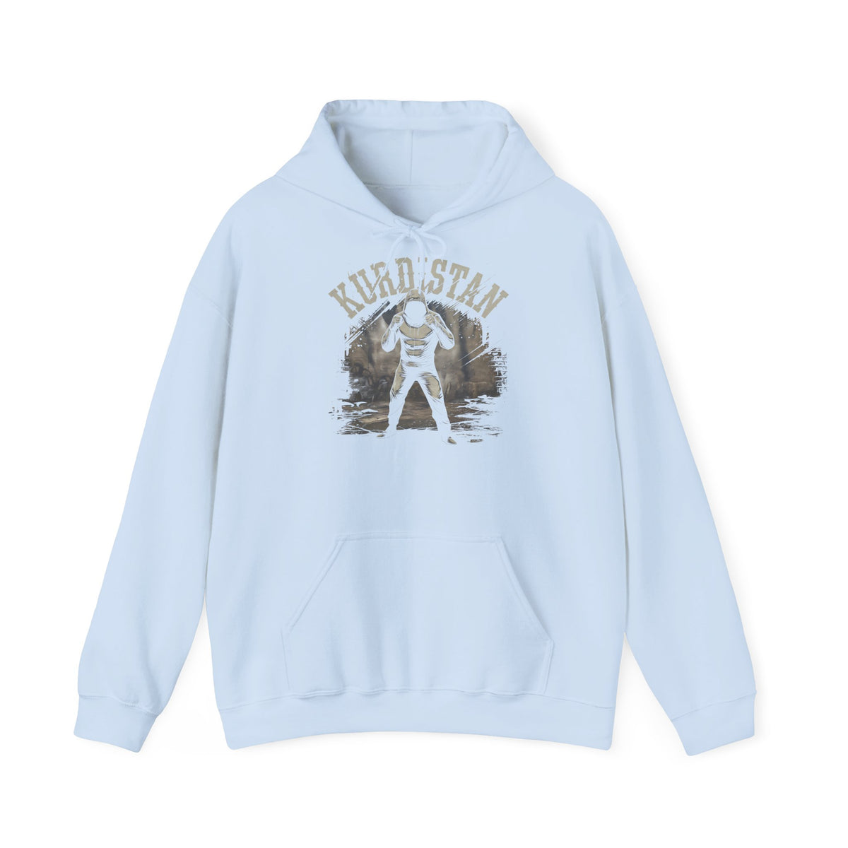 Kurdistan hooligan patria orgoglio stemma bandiera sport calcio tifoso regalo - Felpa con cappuccio unisex