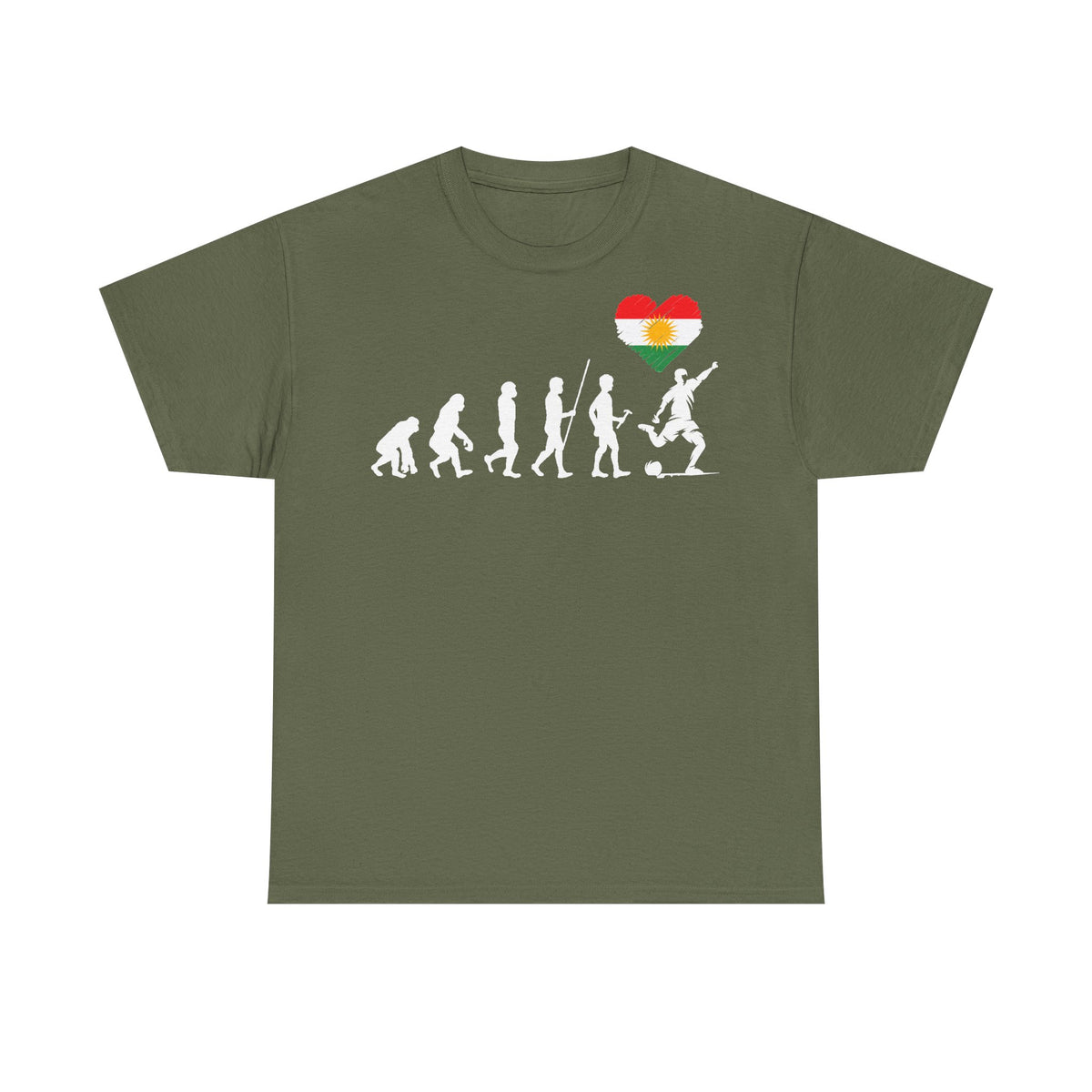 Kurdistán Azadi Escudo Bandera Patria Newroz Regalo - Camiseta unisex