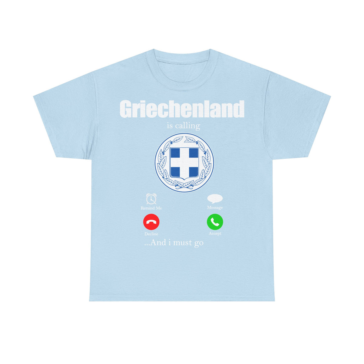 Grecia Grecia Bandera Escudo Patria Fútbol Deporte Aficionado Idea de regalo - Camiseta unisex