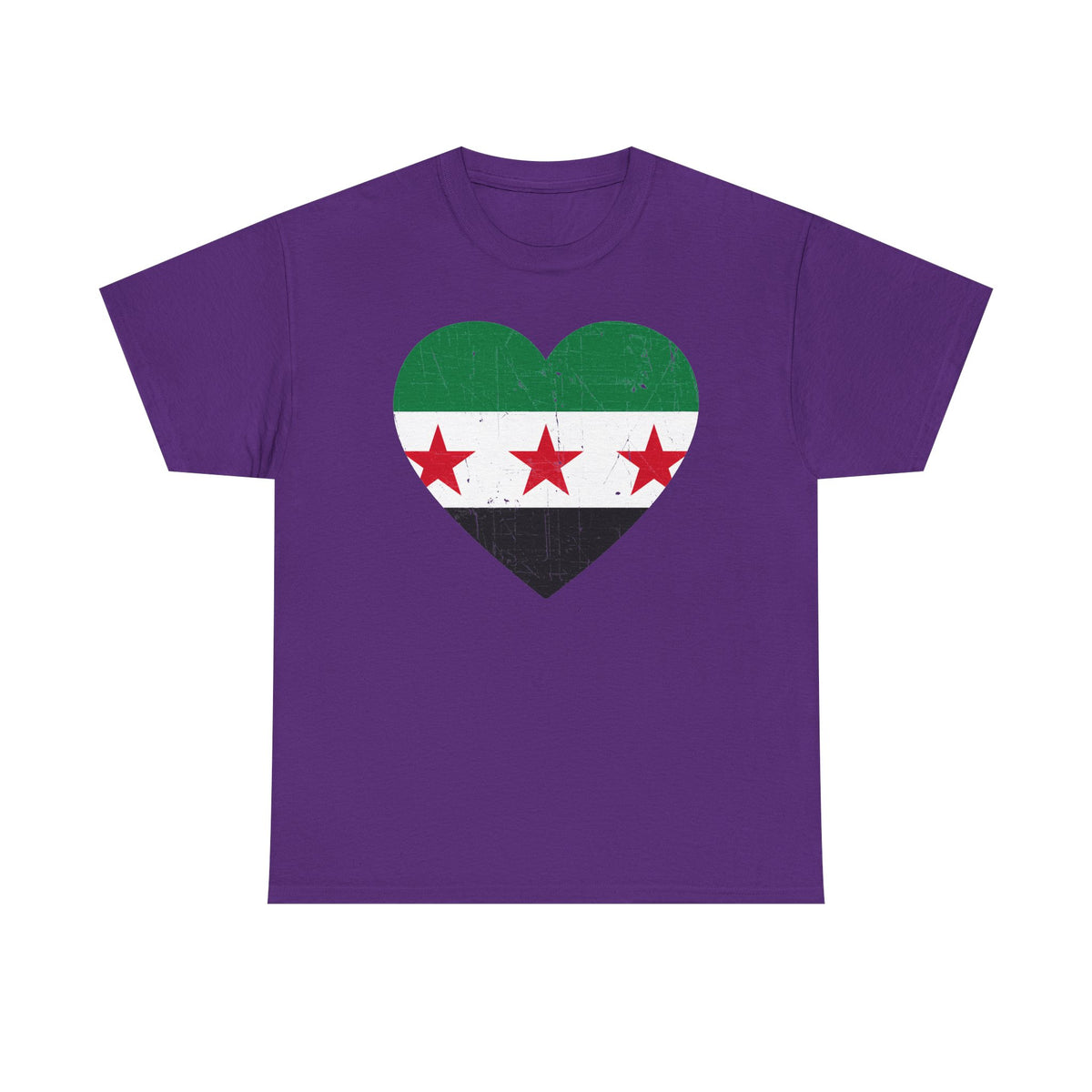 Syria Syrien Wappen Flagge Heimat Sport Fan Geschenkidee - Unisex T-Shirt