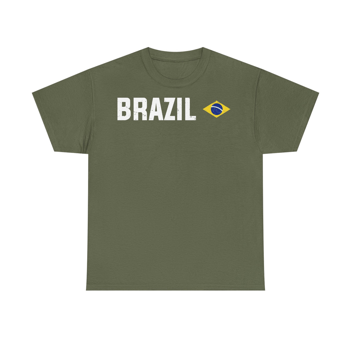 Brazil Brasilien Wappen Flagge Sport Fan Fußball Geschenkidee - Unisex T-Shirt