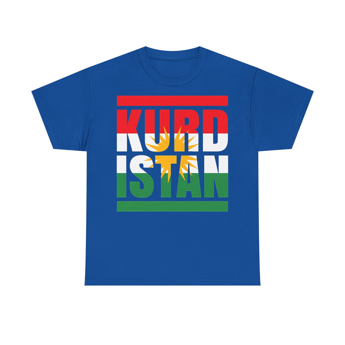 Kurdistán Azadi Escudo Bandera Patria Newroz Regalo - Camiseta unisex