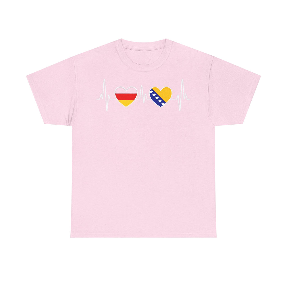 Bosnia Wappen Flagge Stolz Heimat Fußball fan Geschenkidee - Unisex T-Shirt