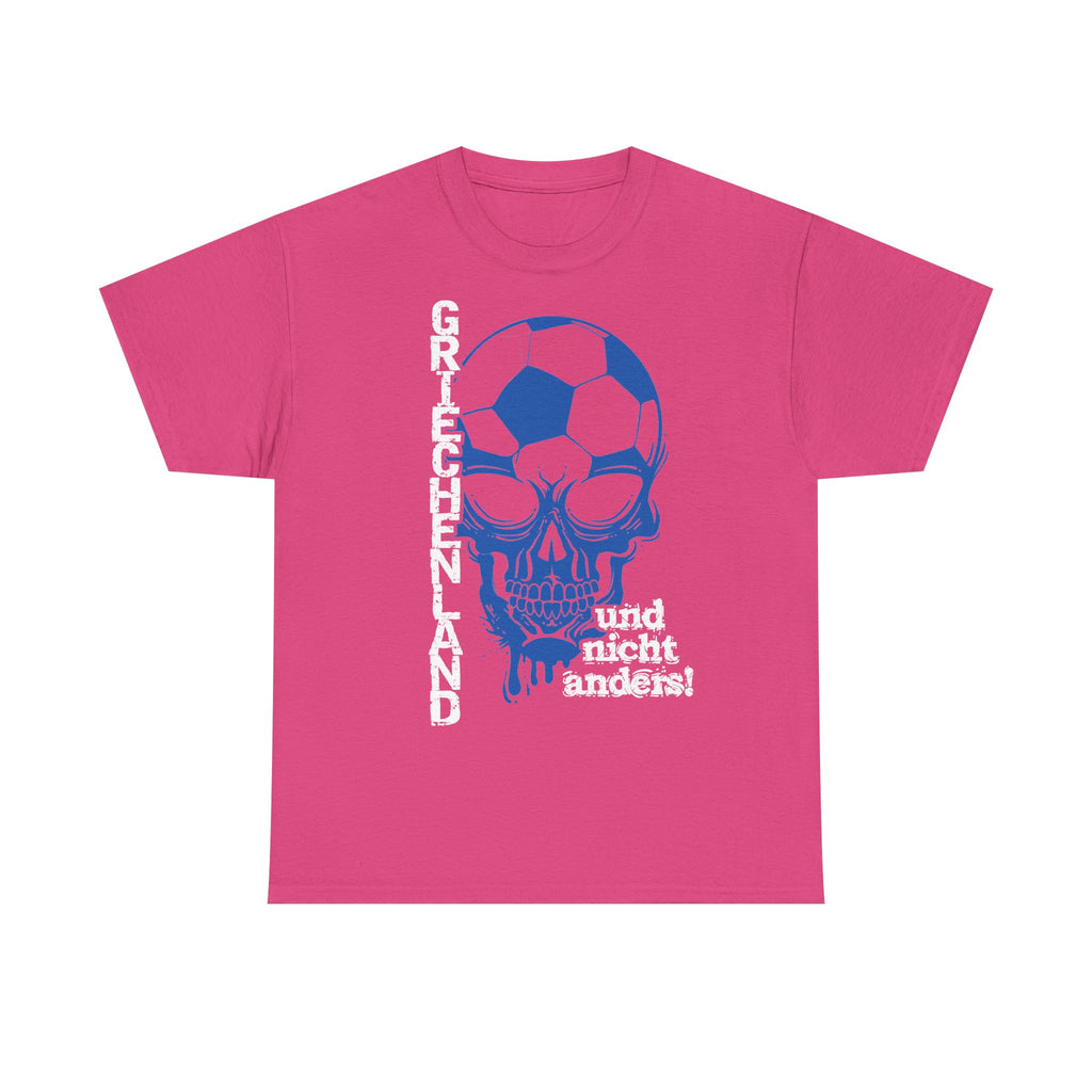 Greece Griechenland Flagge Wappen Heimat Fußball Sport Fan Geschenkidee - Unisex T-Shirt