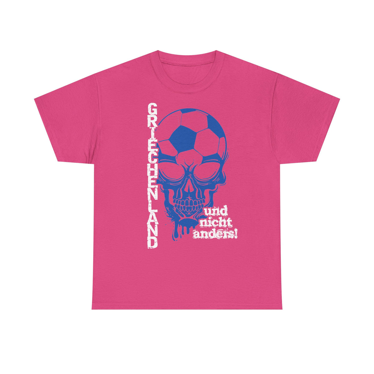 Greece Griechenland Flagge Wappen Heimat Fußball Sport Fan Geschenkidee - Unisex T-Shirt