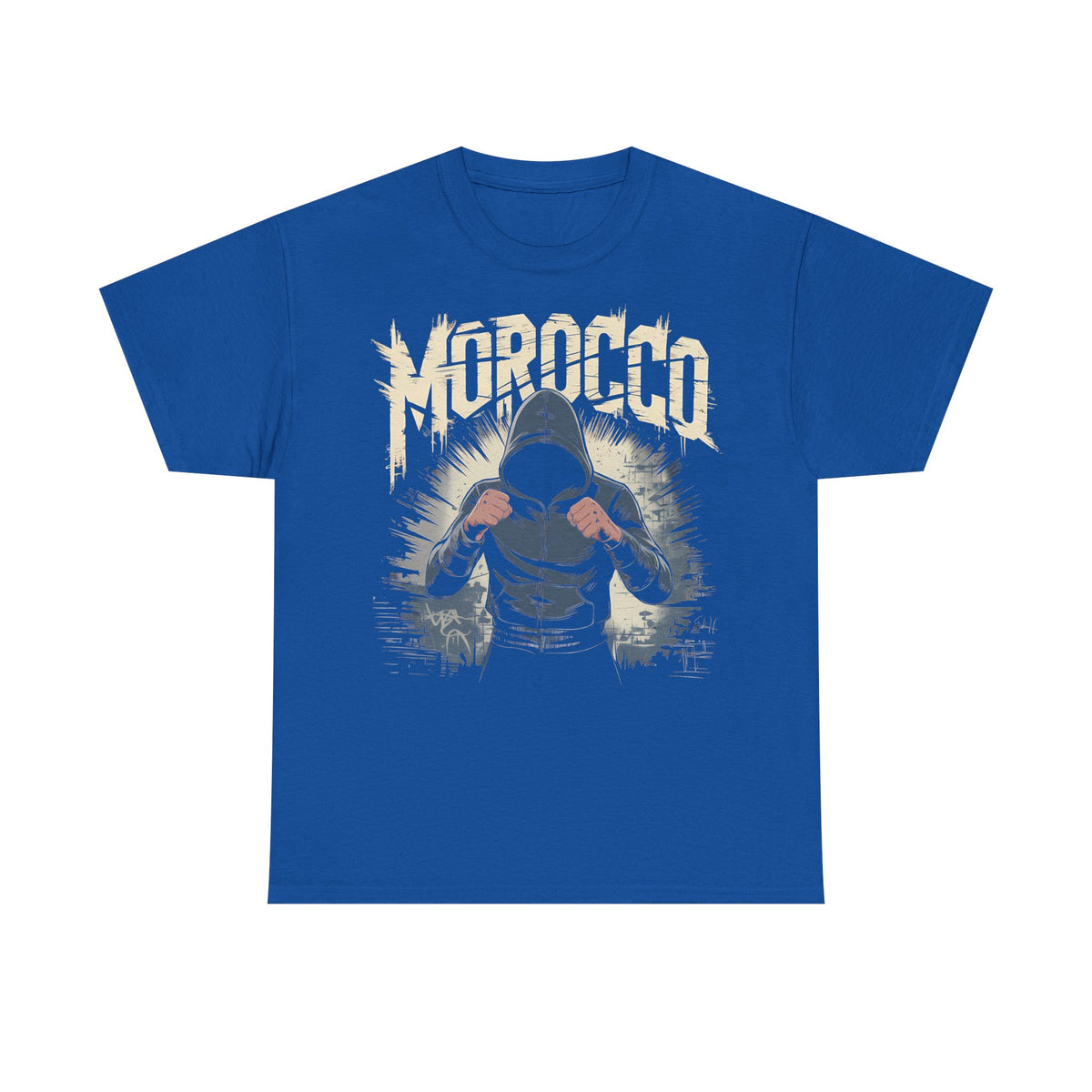 Escudo de hooligan de Marruecos Bandera de Marruecos Fútbol Aficionado Deporte Idea de regalo - Camiseta unisex