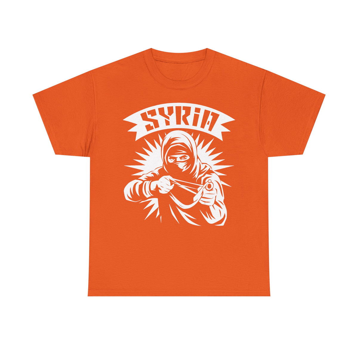 Syria Syrien Hooligan Wappen Flagge Heimat Sport Fußball Fan Geschenkidee - Unisex T-Shirt