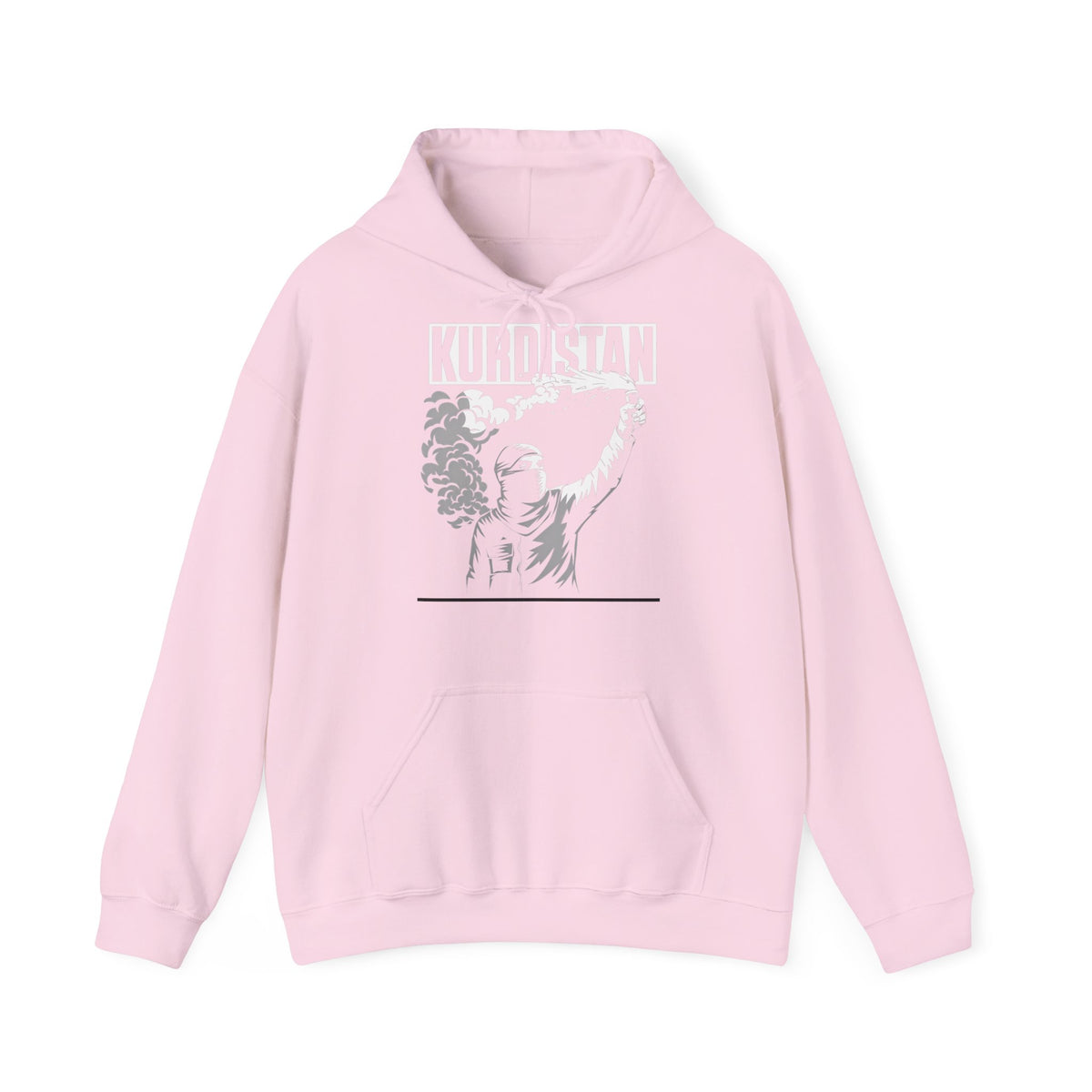 Kurdistan hooligan patria orgoglio stemma bandiera sport calcio tifoso regalo - Felpa con cappuccio unisex