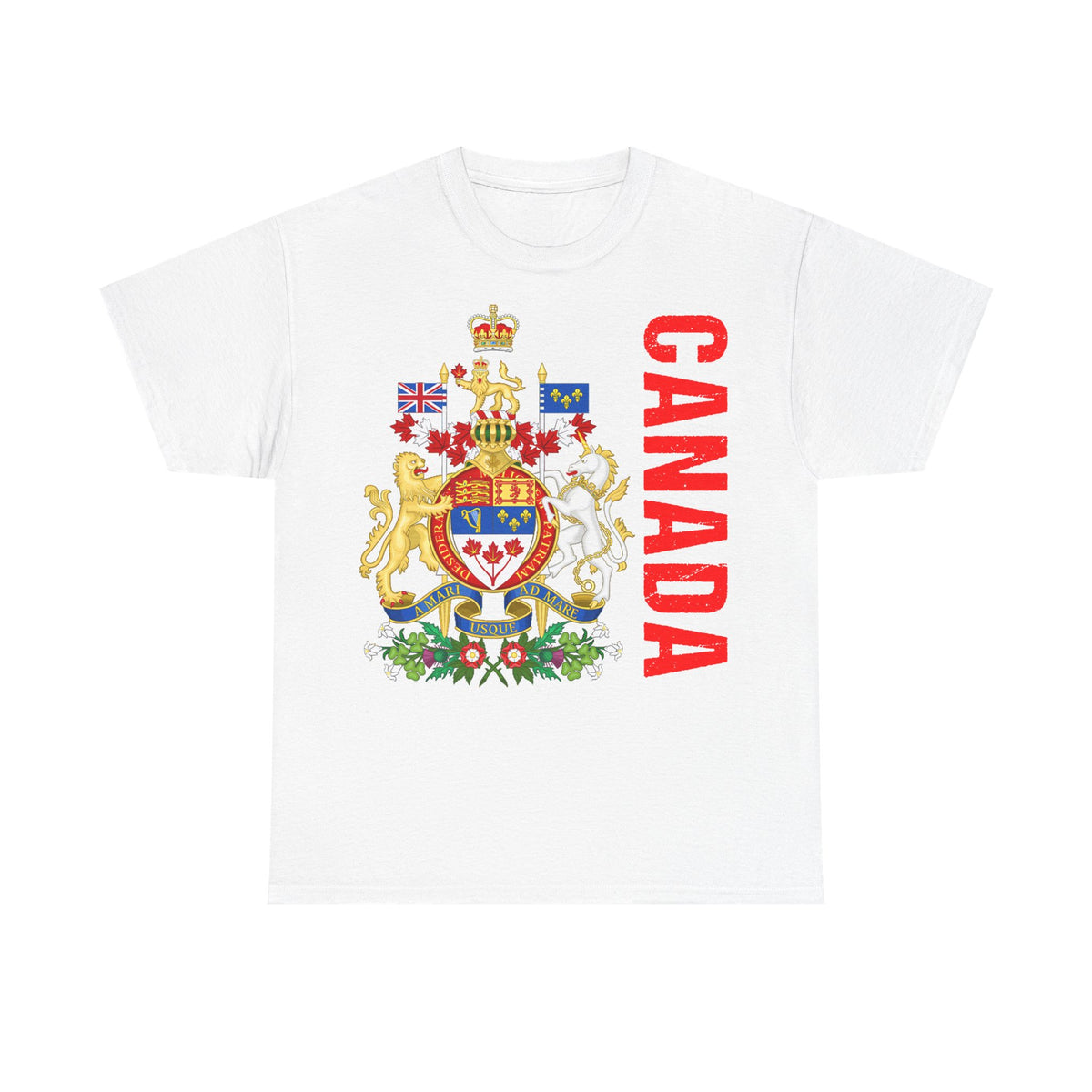 Canada Kanada Wappen Flagge Fan Sport Fußball Geschenkidee - Unisey T-Shirt