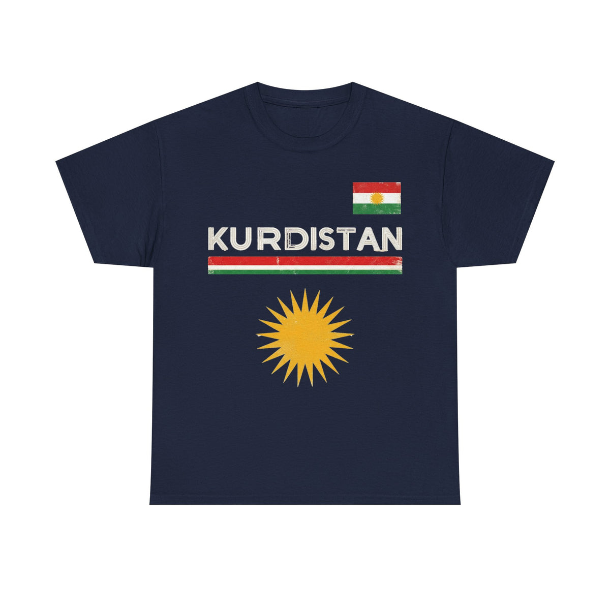 Kurdistan Sonne Street Urban Geschenkidee - Unisex T-Shirt