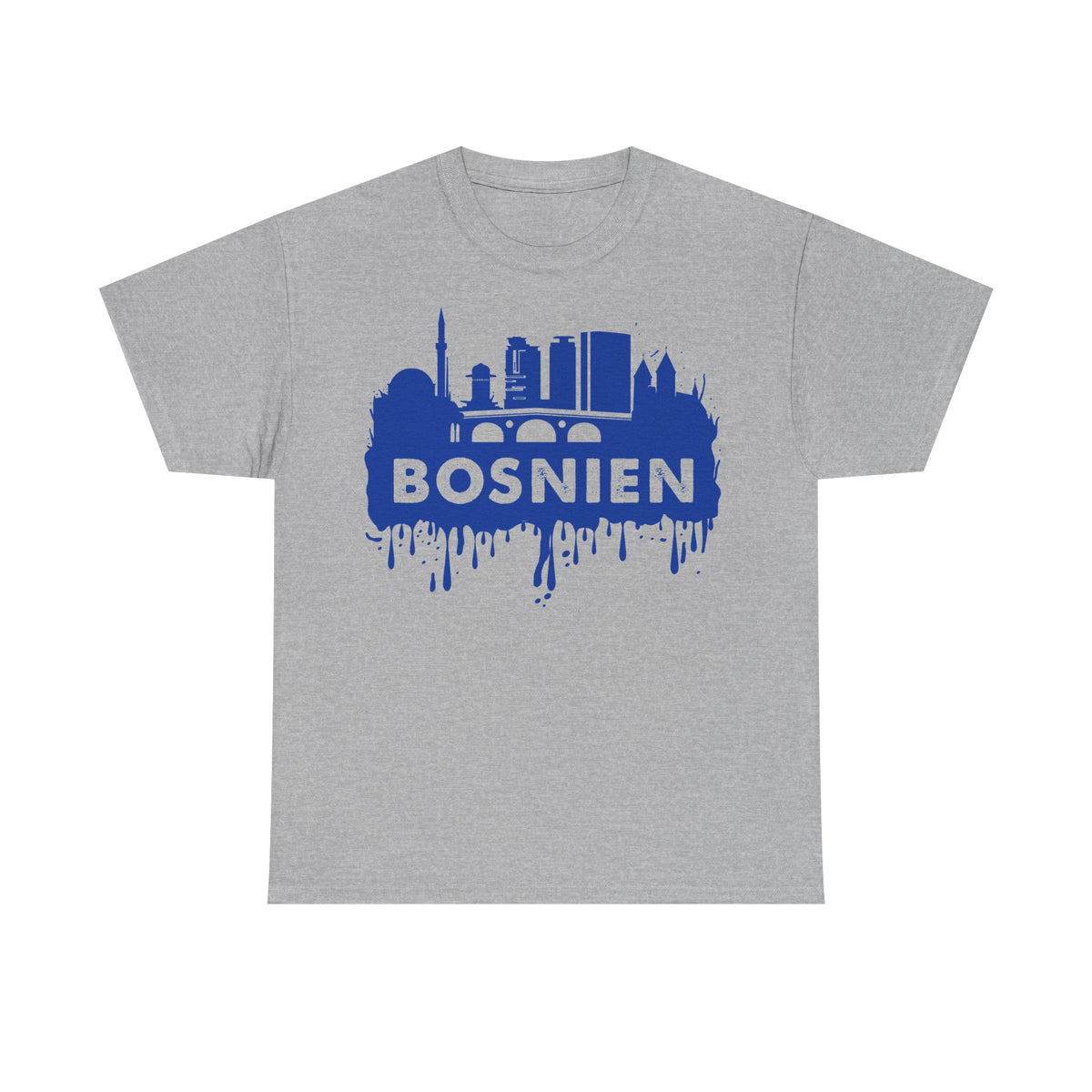 Bosnia escudo bandera orgullo patria aficionado al fútbol idea de regalo - Camiseta unisex
