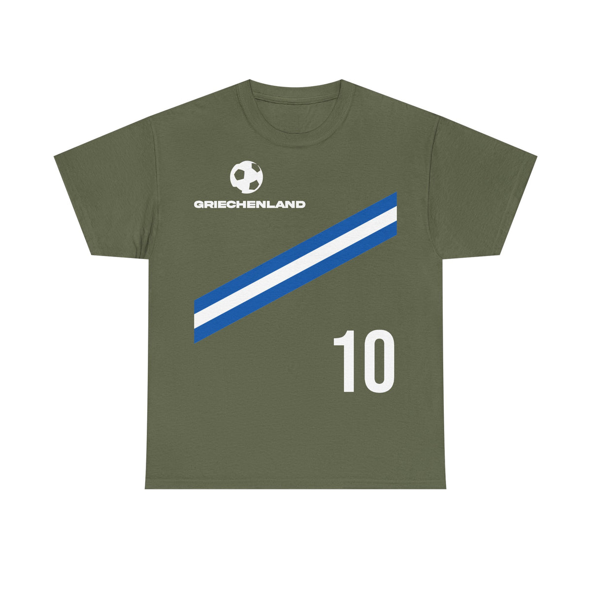 Grecia Grecia Bandera Escudo Patria Fútbol Deporte Aficionado Idea de regalo - Camiseta unisex