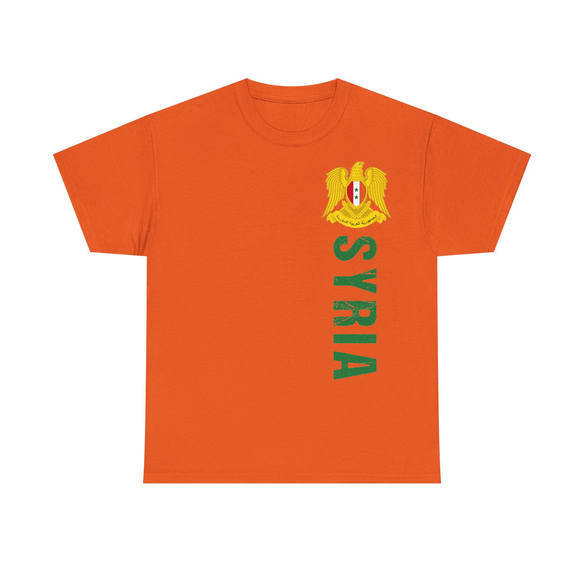 Syria Syrien Wappen Flagge Heimat Sport Fan Geschenkidee - Unisex T-Shirt